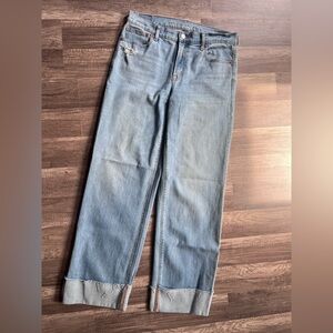 American Eagle Stovepipe | size 4 regular | Classic Light Blue Jeans